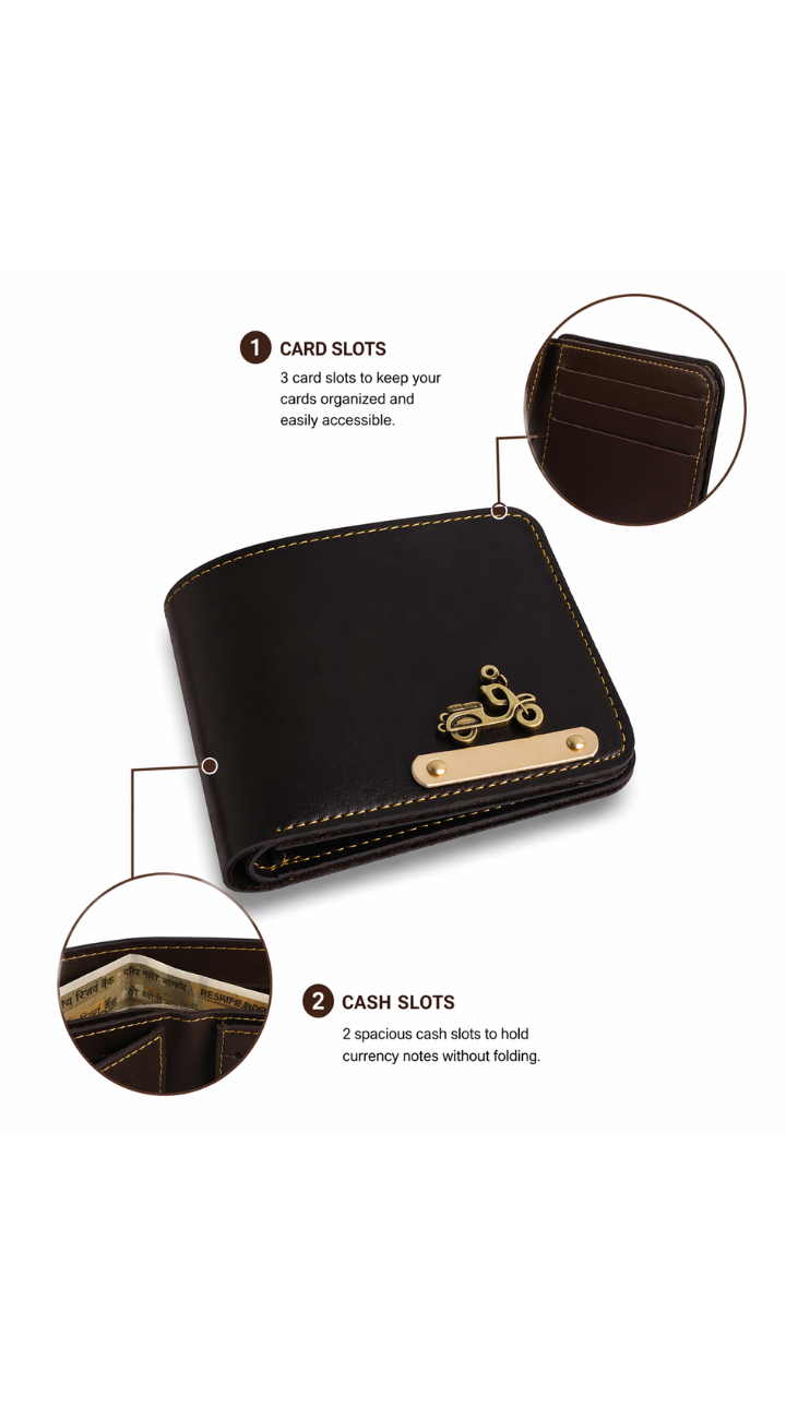 Men’s Leather Bi-Fold Wallet